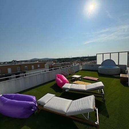 Luxueux 5 Pc, Jacuzzi, Rooftop, Terrasse, Clim Montpellier Zewnętrze zdjęcie